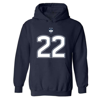 UConn - NCAA Football : Jaden Hart - Classic Shersey Hooded Sweatshirt-0