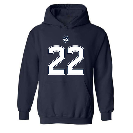 UConn - NCAA Football : Jaden Hart - Classic Shersey Hooded Sweatshirt-0