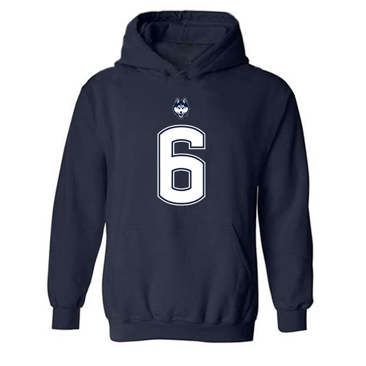 UConn - NCAA Football : Trey Cornist - Classic Shersey Hooded Sweatshirt-0