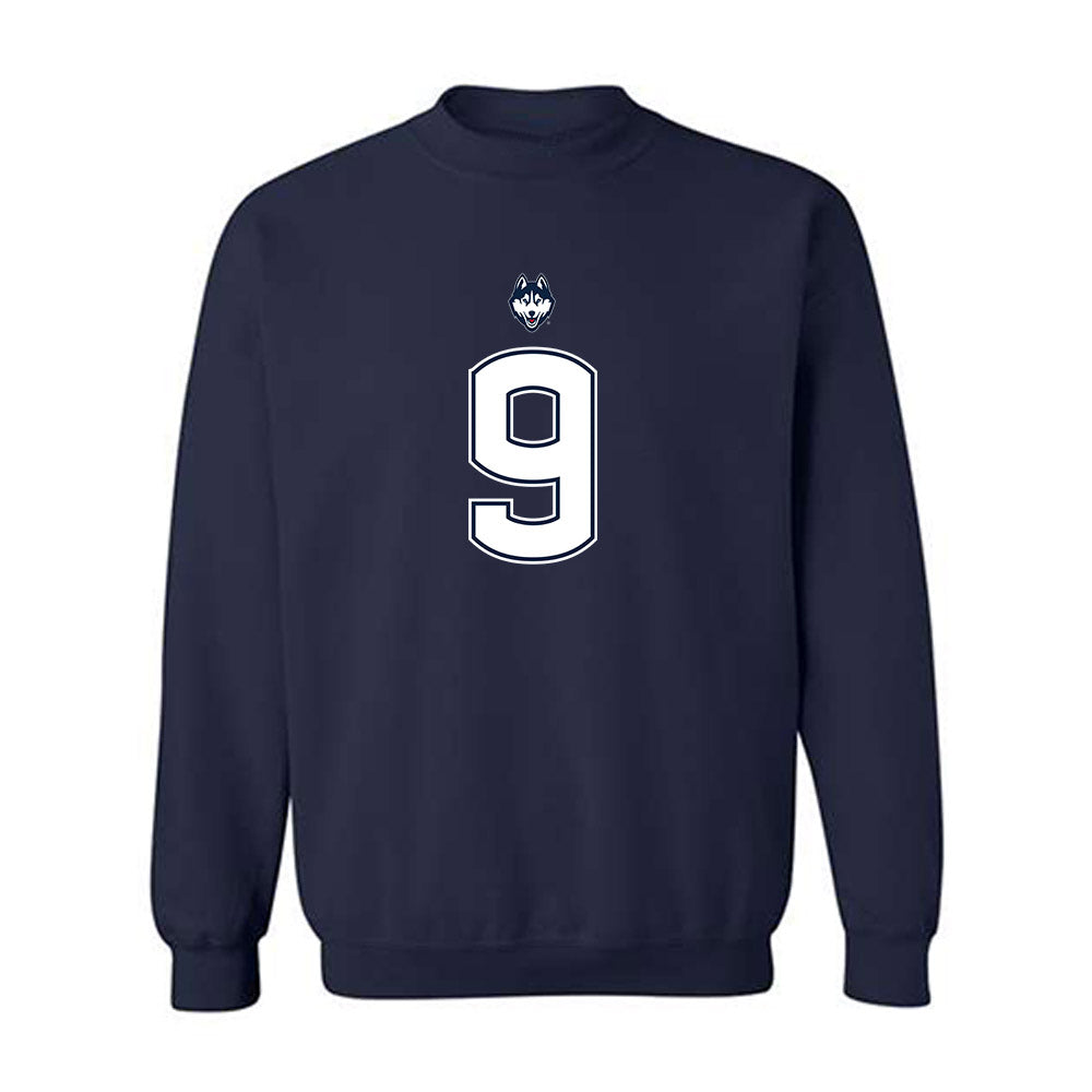UConn - NCAA Football : Zakaih Saez - Classic Shersey Crewneck Sweatshirt-0