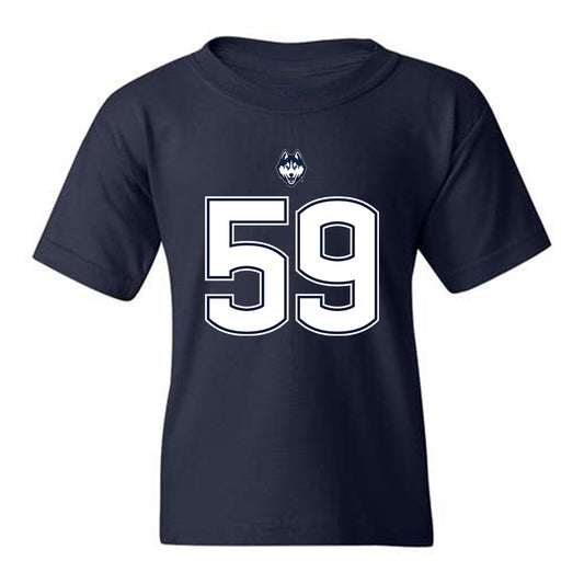 UConn - NCAA Football : Eddie Dresch - Youth T-Shirt