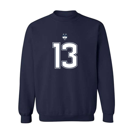 UConn - NCAA Football : Bo Polston - Classic Shersey Crewneck Sweatshirt-0