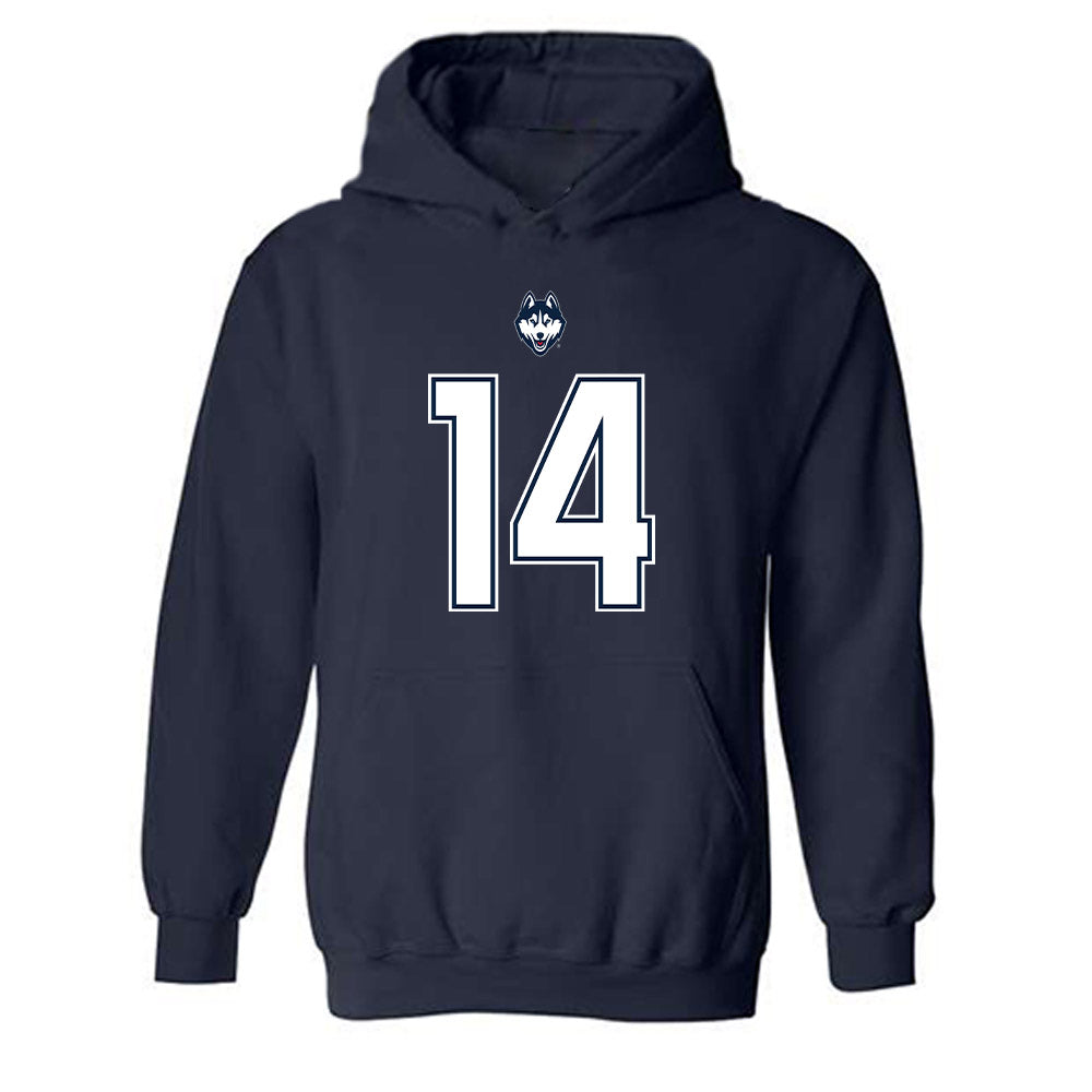 UConn - NCAA Football : Emanuel Ross - Classic Shersey Hooded Sweatshirt-0
