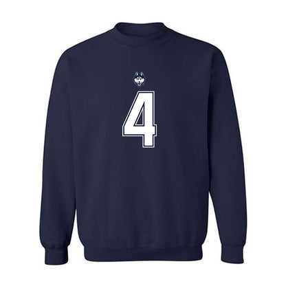 UConn - NCAA Football : Braedyn Moore - Classic Shersey Crewneck Sweatshirt-0