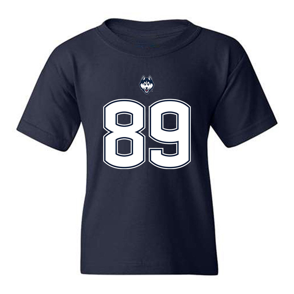 UConn - NCAA Football : Mike Baker - Classic Shersey Youth T-Shirt-0