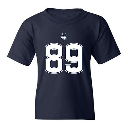 UConn - NCAA Football : Mike Baker - Classic Shersey Youth T-Shirt-0