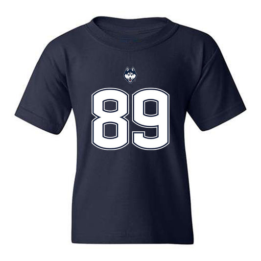 UConn - NCAA Football : Mike Baker - Classic Shersey Youth T-Shirt-0