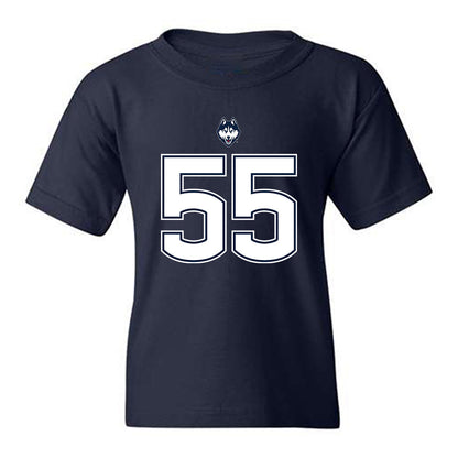 UConn - NCAA Football : Fred Johnson - Classic Shersey Youth T-Shirt-0