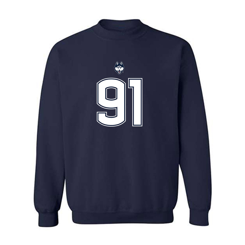 UConn - NCAA Football : Mateo Kipke - Classic Shersey Crewneck Sweatshirt-0