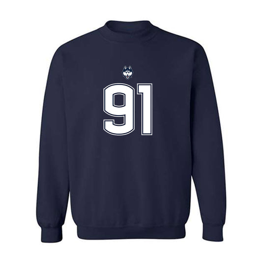 UConn - NCAA Football : Mateo Kipke - Classic Shersey Crewneck Sweatshirt-0