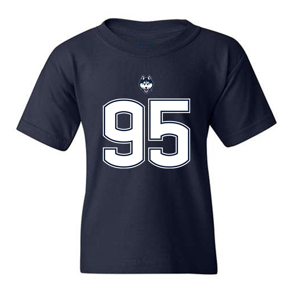 UConn - NCAA Football : Melvin Hills - Classic Shersey Youth T-Shirt-0