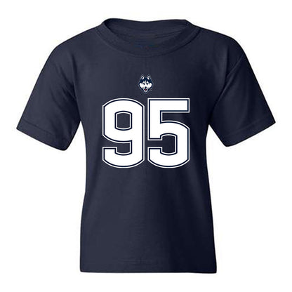 UConn - NCAA Football : Melvin Hills - Classic Shersey Youth T-Shirt-0