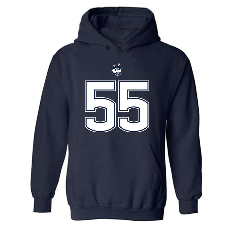 UConn - NCAA Football : Andrew Laurich - Classic Shersey Hooded Sweatshirt-0