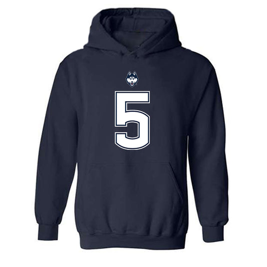 UConn - NCAA Football : Shamar Porter - Classic Shersey Hooded Sweatshirt-0