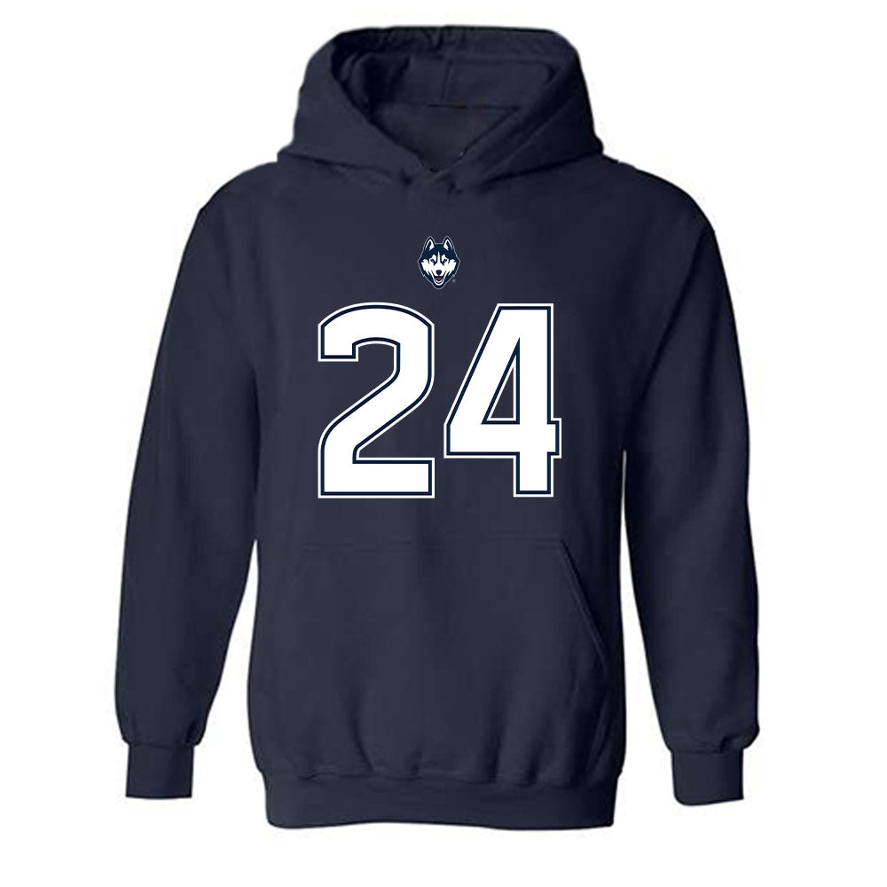 UConn - NCAA Football : Tashi Crofut - Classic Shersey Hooded Sweatshirt-0