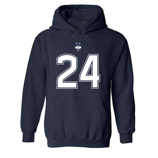 UConn - NCAA Football : Tashi Crofut - Classic Shersey Hooded Sweatshirt-0