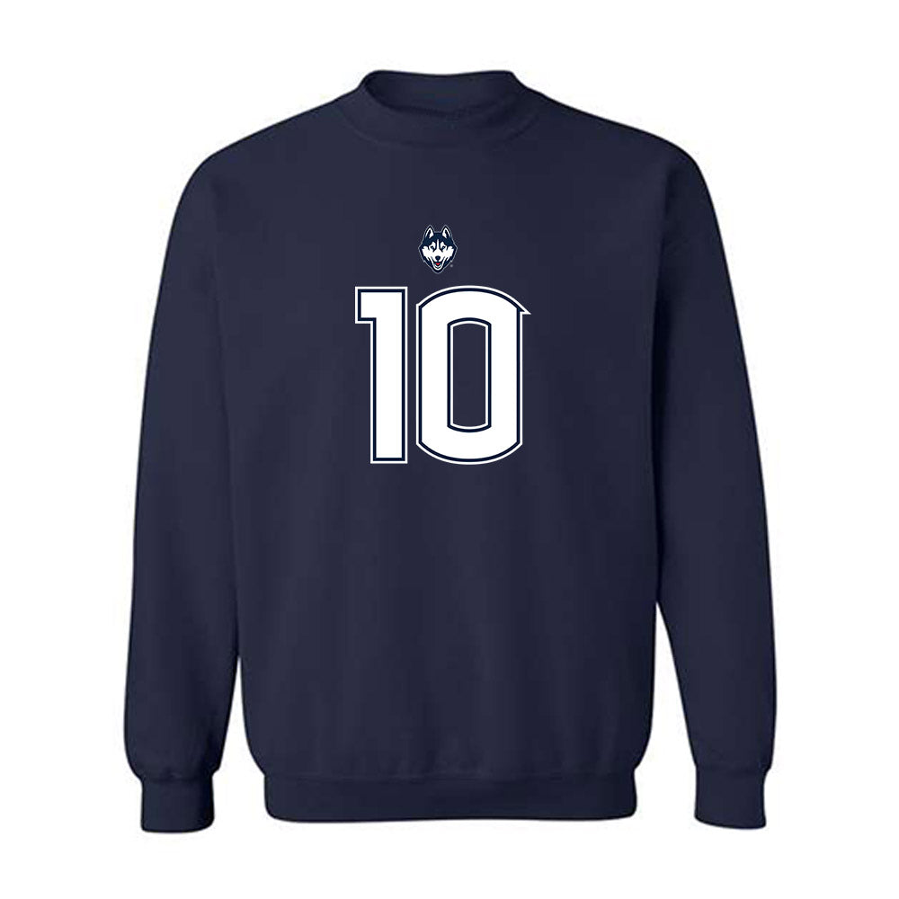 UConn - NCAA Football : Jayden Davis - Classic Shersey Crewneck Sweatshirt-0