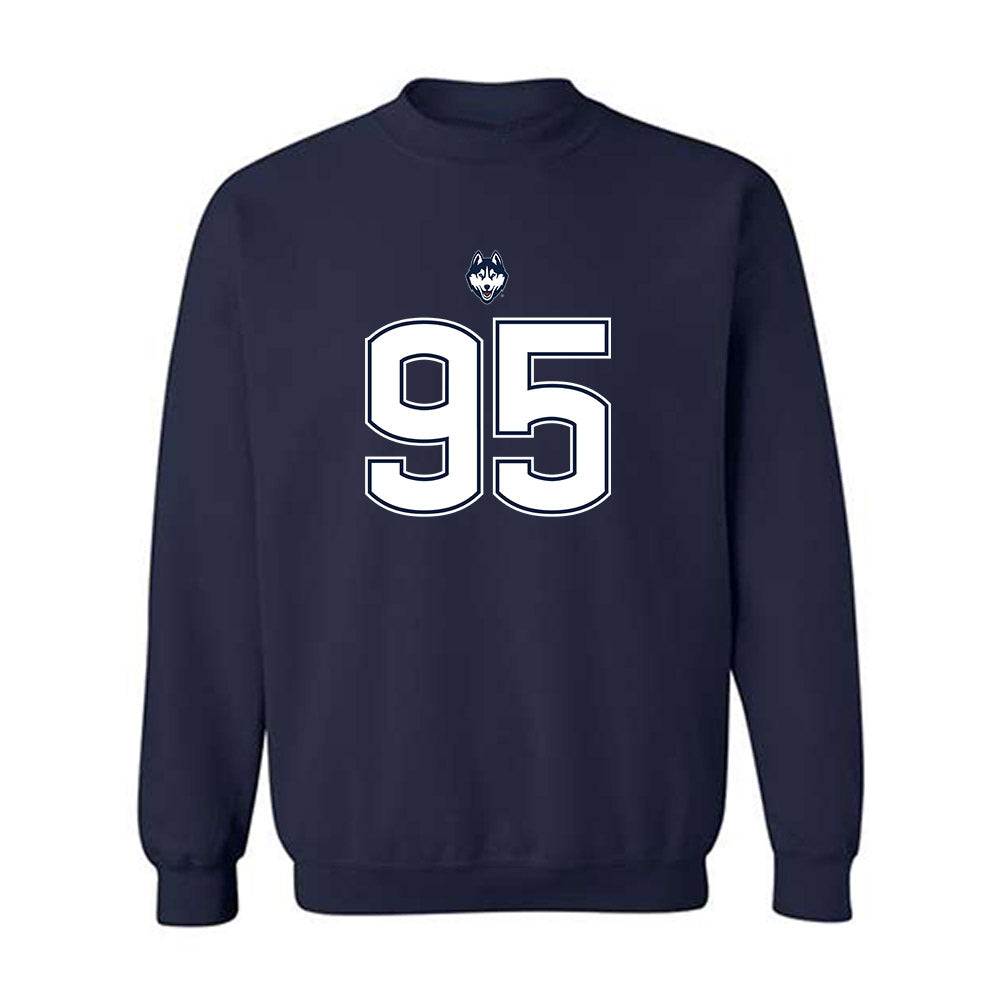 UConn - NCAA Football : Melvin Hills - Classic Shersey Crewneck Sweatshirt-0