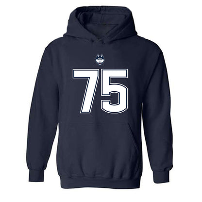 UConn - NCAA Football : Hill Greenlee - Classic Shersey Hooded Sweatshirt-0