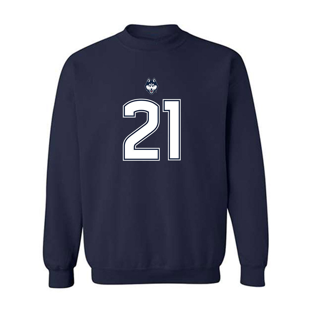 UConn - NCAA Football : Tracy Revels - Classic Shersey Crewneck Sweatshirt-0