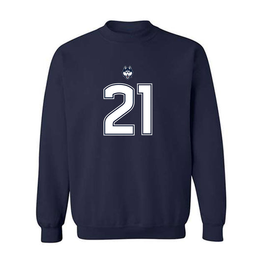 UConn - NCAA Football : Tracy Revels - Classic Shersey Crewneck Sweatshirt-0