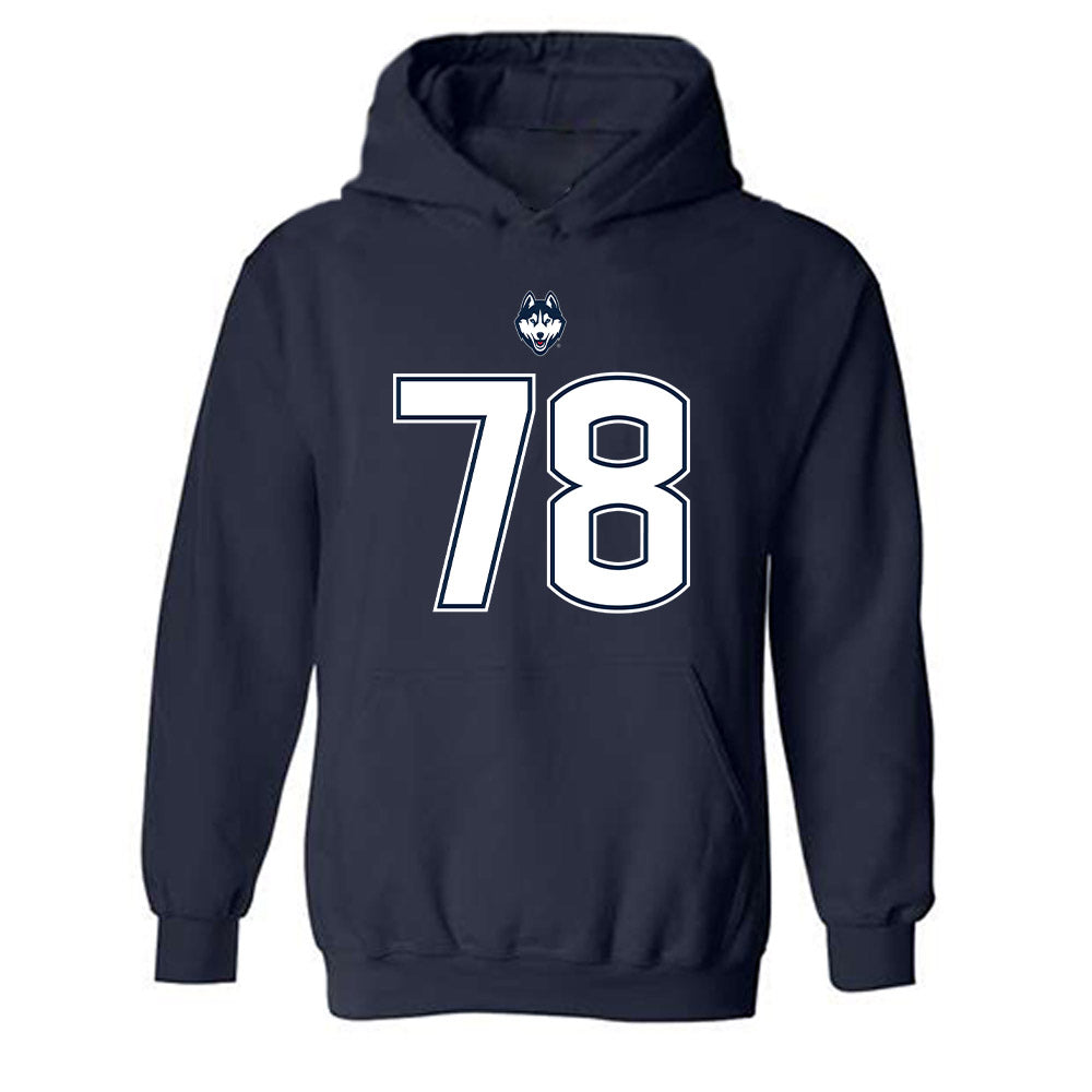 UConn - NCAA Football : Isiah Switzer - Classic Shersey Hooded Sweatshirt-0