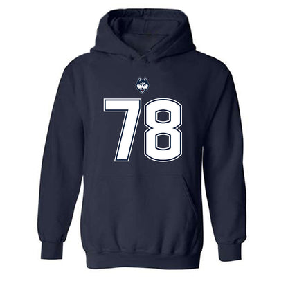 UConn - NCAA Football : Isiah Switzer - Classic Shersey Hooded Sweatshirt-0