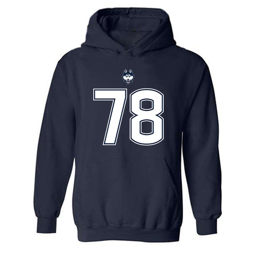 UConn - NCAA Football : Isiah Switzer - Classic Shersey Hooded Sweatshirt-0