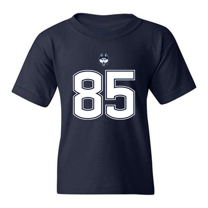 UConn - NCAA Football : Drew Kron - Classic Shersey Youth T-Shirt-0