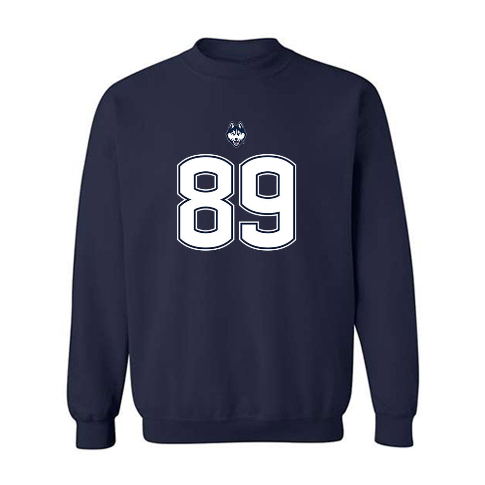 UConn - NCAA Football : Mike Baker - Classic Shersey Crewneck Sweatshirt-0