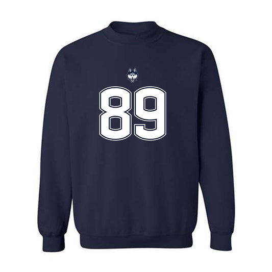 UConn - NCAA Football : Mike Baker - Classic Shersey Crewneck Sweatshirt-0
