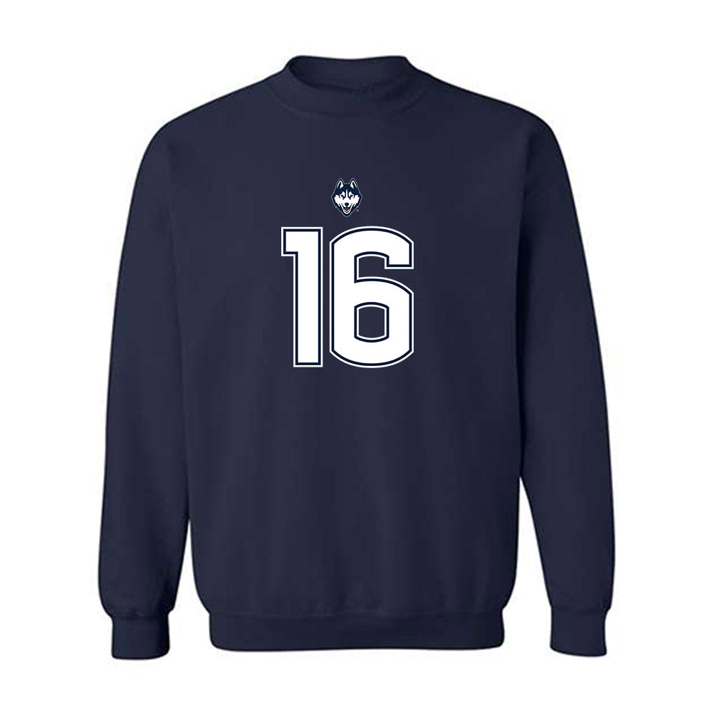 UConn - NCAA Football : Kamren Flowers - Classic Shersey Crewneck Sweatshirt-0