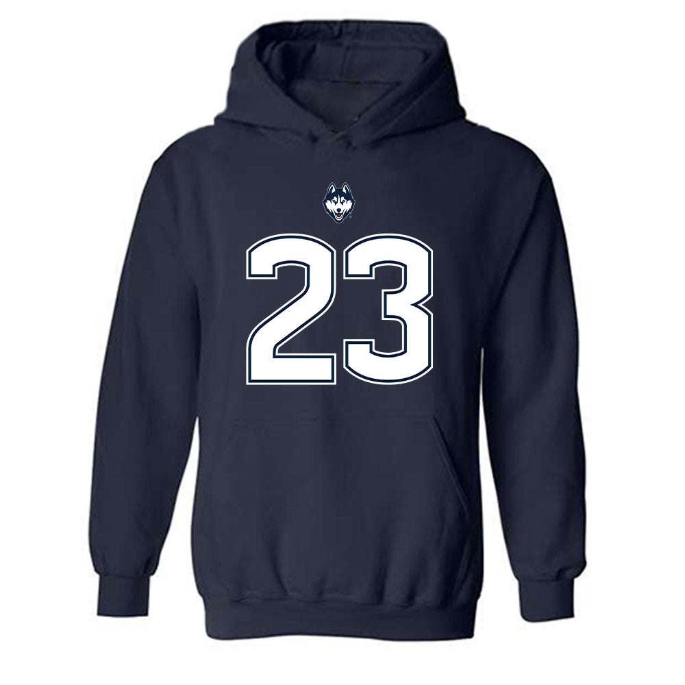 UConn - NCAA Football : Stephen Miller - Classic Shersey Hooded Sweatshirt-0