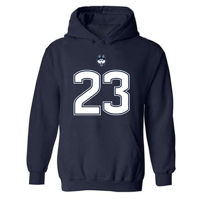 UConn - NCAA Football : Stephen Miller - Classic Shersey Hooded Sweatshirt-0