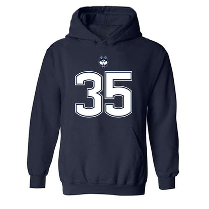 UConn - NCAA Football : Drew Buckley - Classic Shersey Hooded Sweatshirt-0