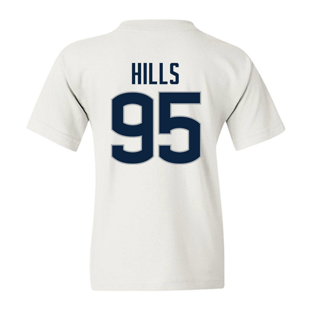 UConn - NCAA Football : Melvin Hills - Classic Shersey Youth T-Shirt-1
