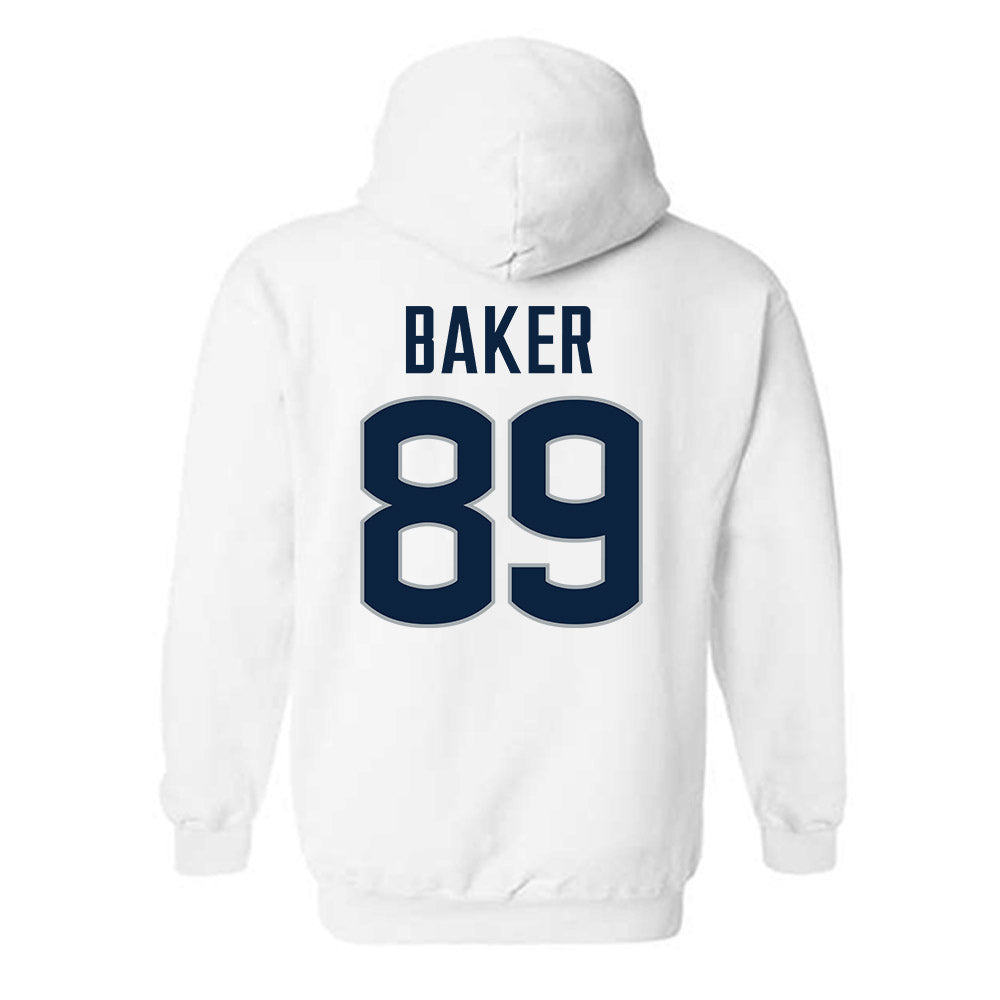 UConn - NCAA Football : Mike Baker - Classic Shersey Hooded Sweatshirt-1