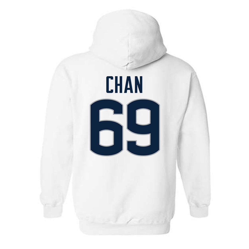 UConn - NCAA Football : Ty Chan - Classic Shersey Hooded Sweatshirt-1
