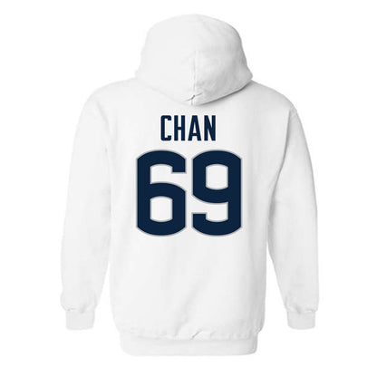 UConn - NCAA Football : Ty Chan - Classic Shersey Hooded Sweatshirt-1
