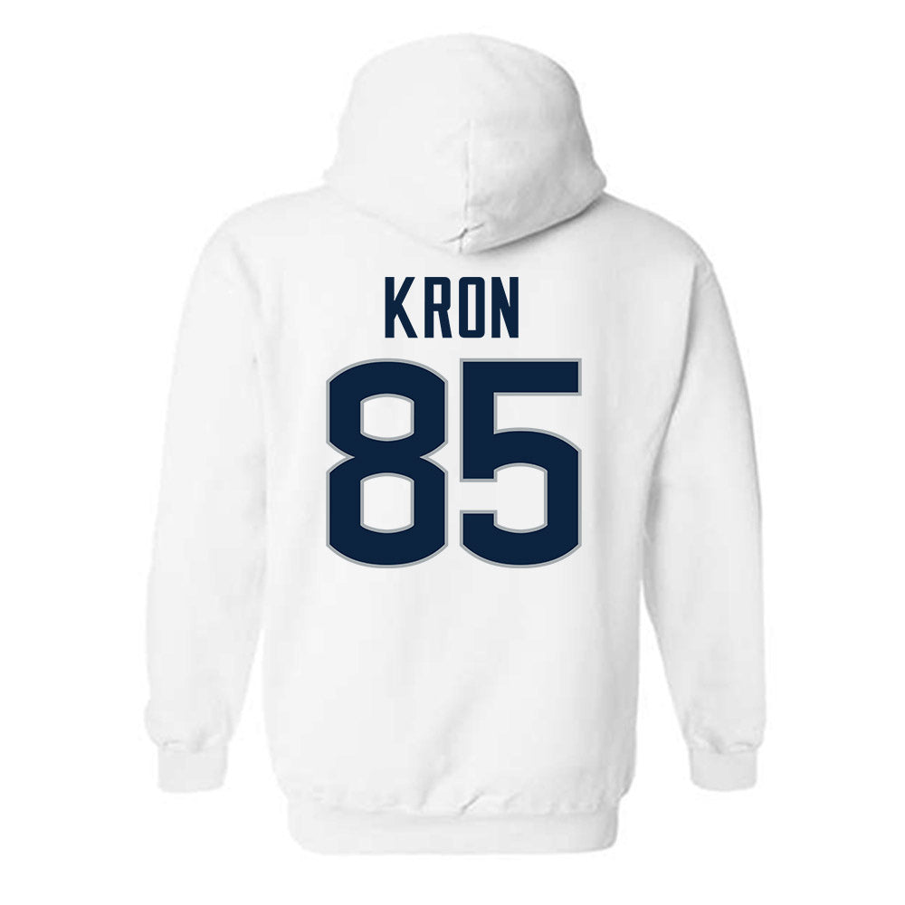 UConn - NCAA Football : Drew Kron - Classic Shersey Hooded Sweatshirt-1