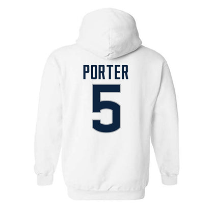 UConn - NCAA Football : Shamar Porter - Classic Shersey Hooded Sweatshirt-1
