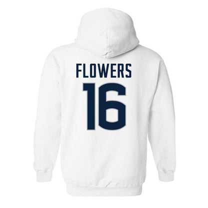 UConn - NCAA Football : Kamren Flowers - Classic Shersey Hooded Sweatshirt-1
