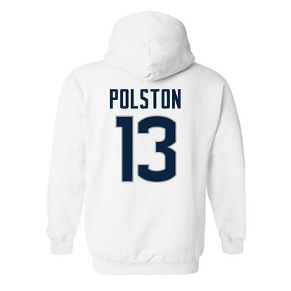 UConn - NCAA Football : Bo Polston - Classic Shersey Hooded Sweatshirt-1