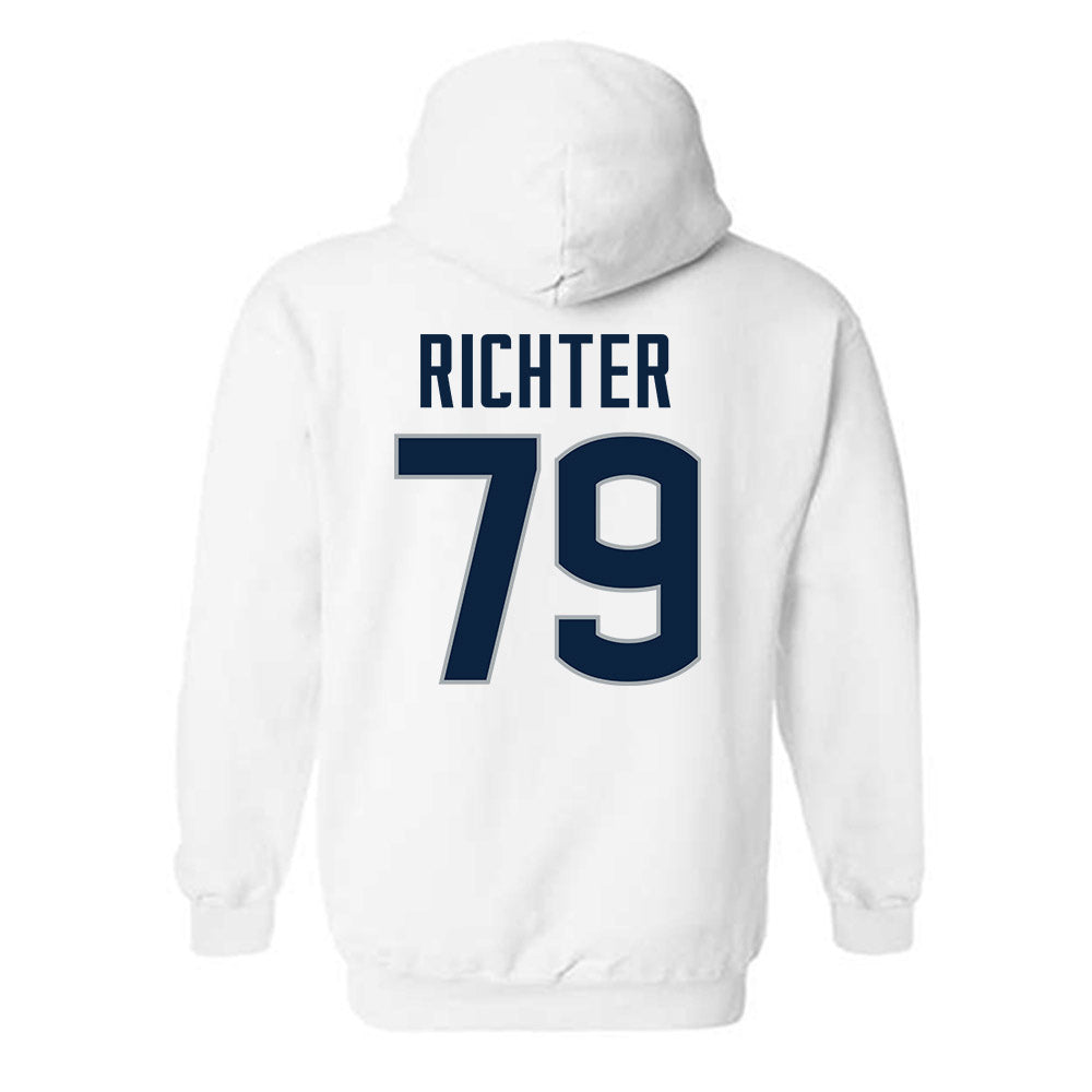 UConn - NCAA Football : Christian Richter - Classic Shersey Hooded Sweatshirt-1