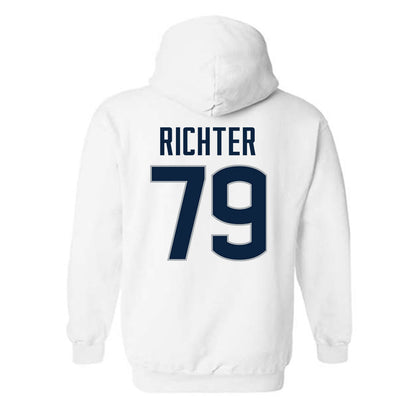 UConn - NCAA Football : Christian Richter - Classic Shersey Hooded Sweatshirt-1