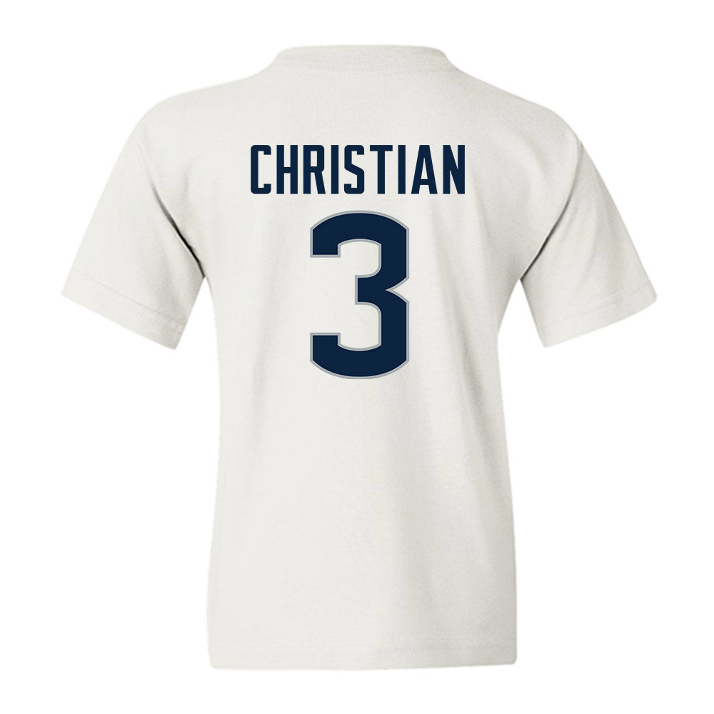 UConn - NCAA Football : Kenji Christian - Classic Shersey Youth T-Shirt-1