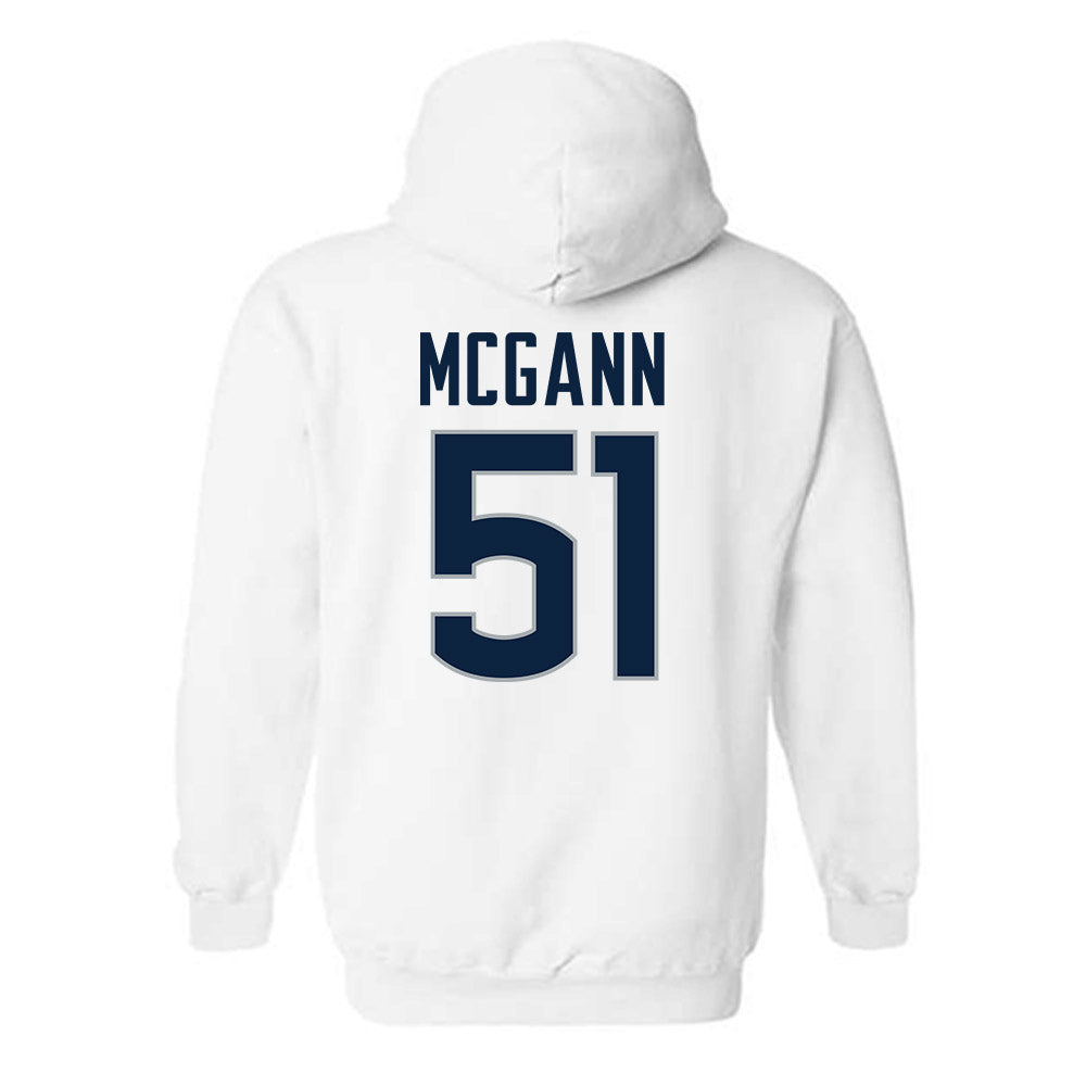 UConn - NCAA Football : Joe McGann - Classic Shersey Hooded Sweatshirt-1