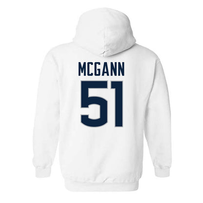 UConn - NCAA Football : Joe McGann - Classic Shersey Hooded Sweatshirt-1