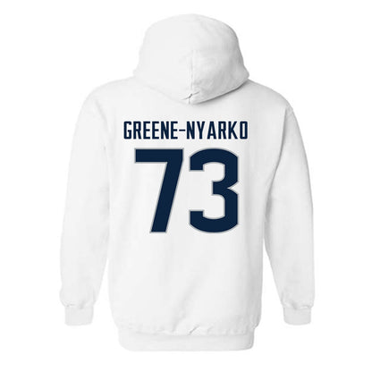 UConn - NCAA Football : Raphael Greene-Nyarko - Classic Shersey Hooded Sweatshirt-1