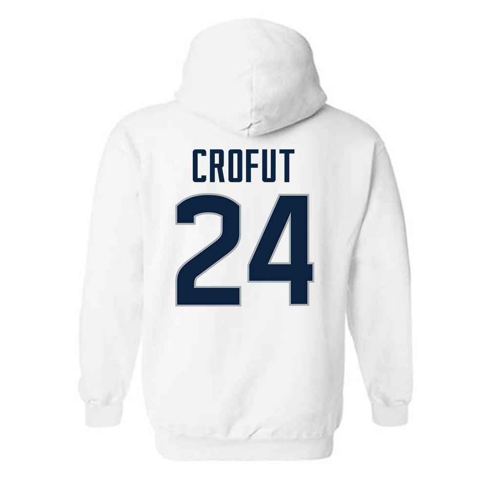 UConn - NCAA Football : Tashi Crofut - Classic Shersey Hooded Sweatshirt-1